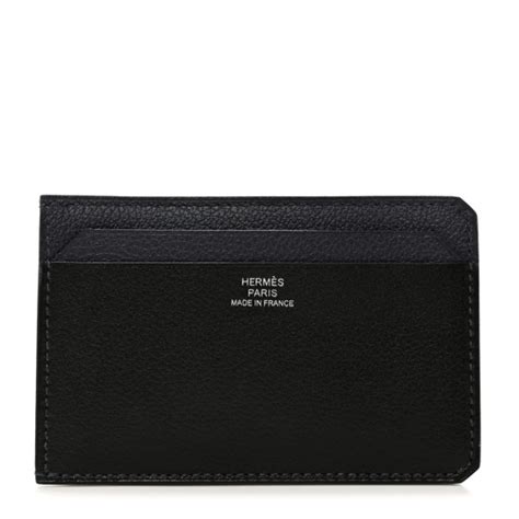 hermes city 4cc|HERMES Evercolor Colorblock City 4CC Card Holder Bleu Nuit .